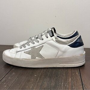 Golden Goose Stardan White Leather Sneakers size 38 Women’s US size 8